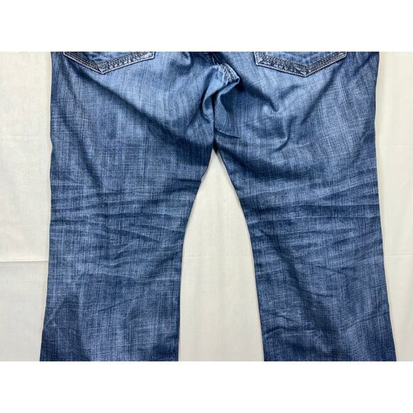 Silver Jeans Co Gordie Men’s W38 L30 Relaxed Fit Straight Leg Denim Jeans - Picture 8 of 15